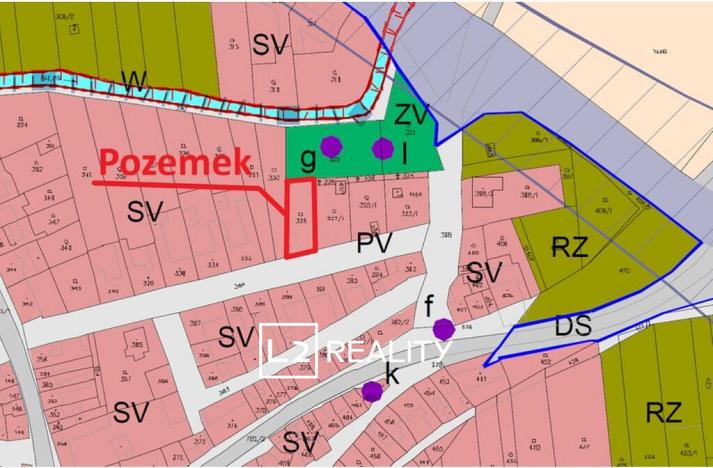 Prodej pozemku, Měrovice nad Hanou, 427 m2