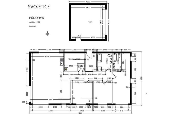 Pronájem rodinného domu, Svojetice, 200 m2