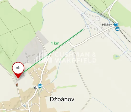 Pronájem skladu, Džbánov, 2200 m2