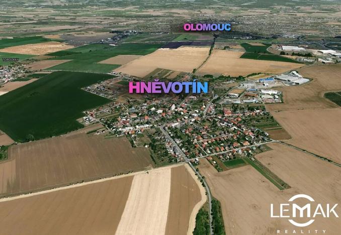 Prodej pozemku pro bydlení, Hněvotín, 1488 m2