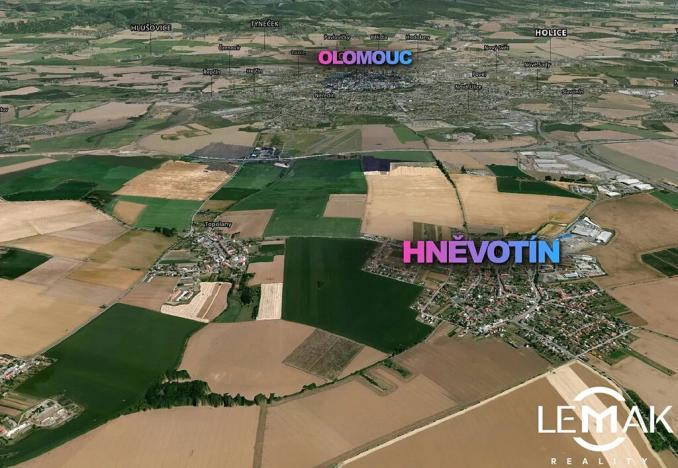 Prodej pozemku pro bydlení, Hněvotín, 1488 m2