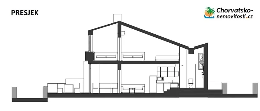 Prodej rodinného domu, Gajac, Chorvatsko, 64 m2