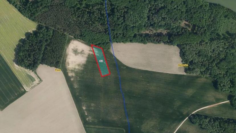 Prodej pole, Pravy, 3403 m2