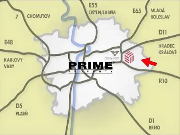 Pronájem skladu, Praha - Horní Počernice, Ve žlíbku, 110 m2