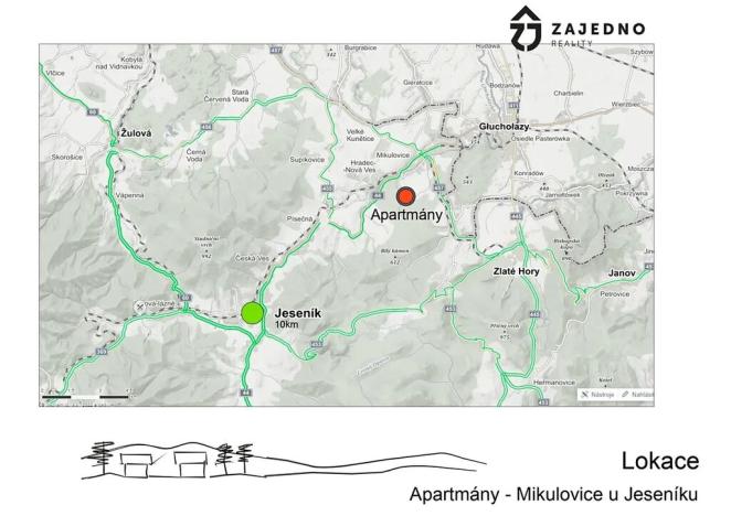 Prodej bytu 3+kk, Mikulovice, 41 m2