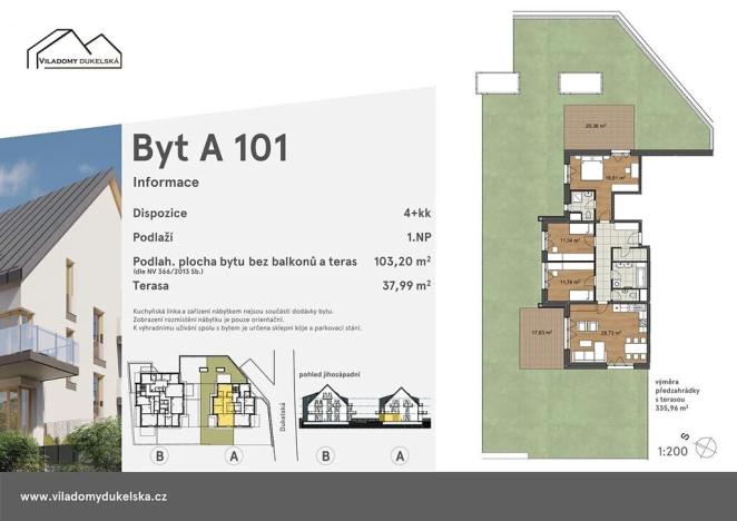 Prodej bytu 4+kk, Liberec, Dukelská, 141 m2