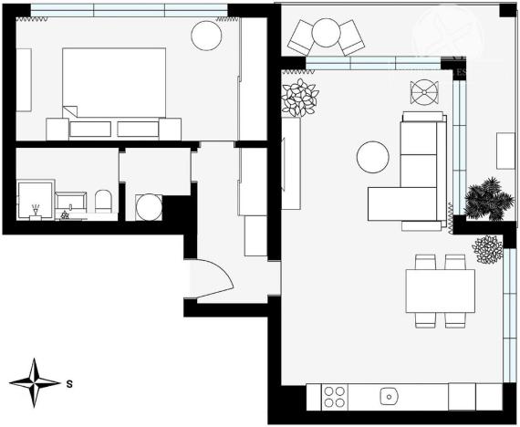 Prodej bytu 2+kk, Praha - Vysočany, Na výběžku, 72 m2