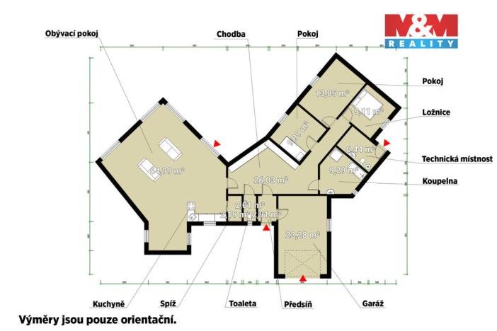 Prodej rodinného domu, Nevřeň, 174 m2