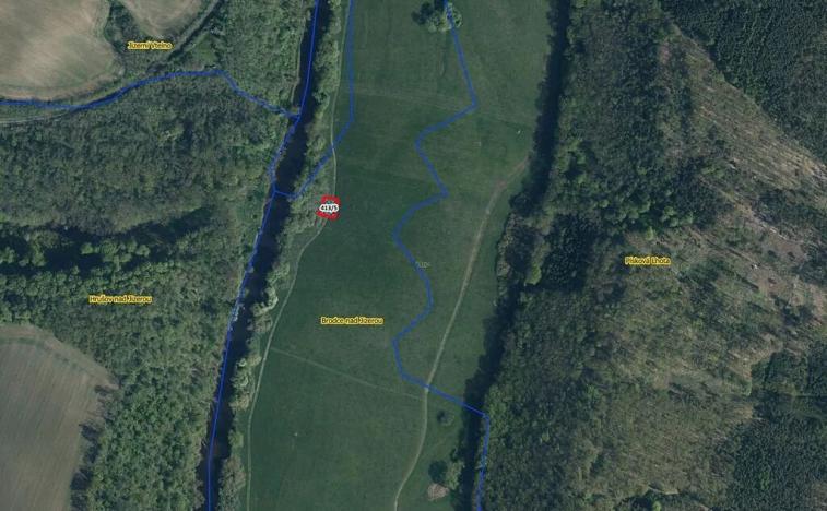 Prodej louky, Brodce, 399 m2