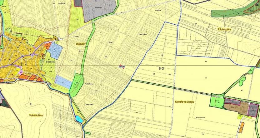 Prodej pole, Chlebičov, 966 m2