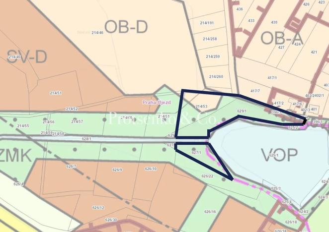 Prodej pozemku pro bydlení, Praha, 6104 m2