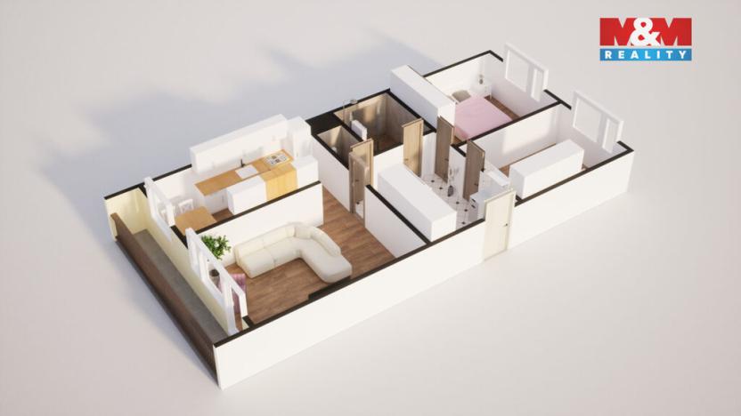 Prodej bytu 3+1, Mladá Boleslav - Mladá Boleslav II, 17. listopadu, 70 m2