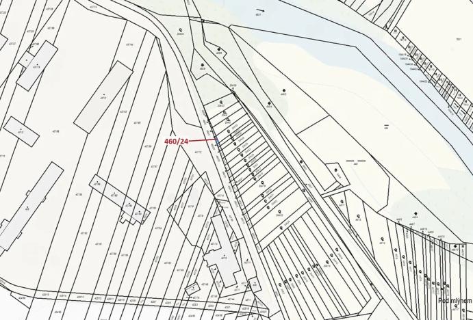 Dražba pozemku, Ivančice, 10 m2