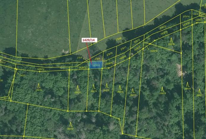 Dražba pozemku, Milavče, 80 m2