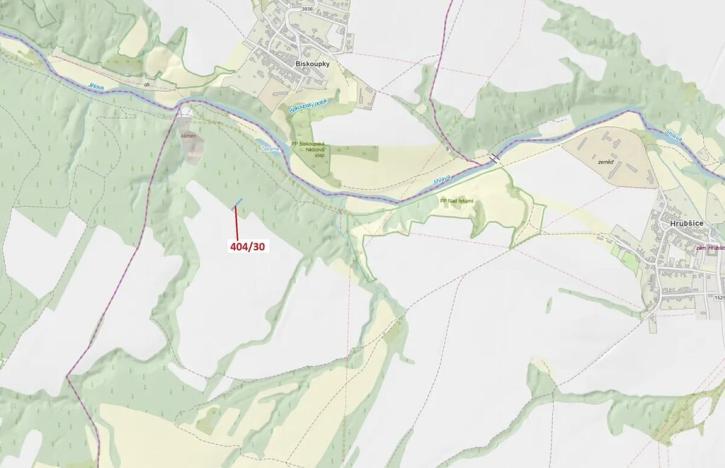 Dražba lesa, Ivančice, 409 m2