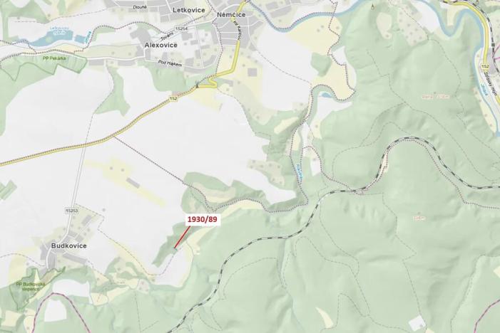 Dražba lesa, Ivančice, 435 m2