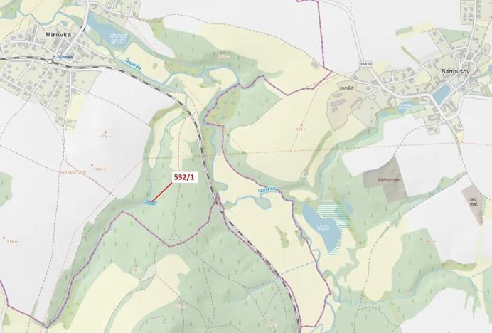 Dražba lesa, Havlíčkův Brod, 870 m2