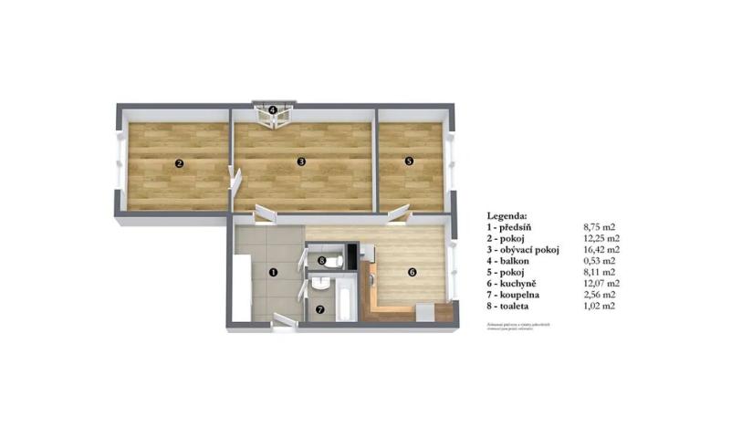 Prodej bytu 3+kk, Rokytnice v Orlických horách, U Nádraží, 65 m2