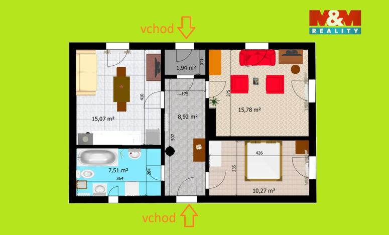 Pronájem rodinného domu, Drobovice, 59 m2