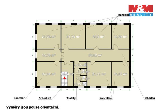 Pronájem kanceláře, Sušice - Sušice II, V Drahelinkách, 22 m2