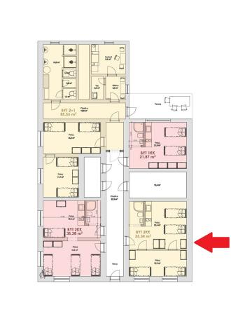 Pronájem bytu 2+kk, Holovousy, 36 m2