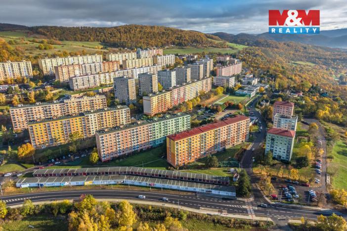 Prodej bytu 1+1, Ústí nad Labem - Severní Terasa, Kmochova, 33 m2