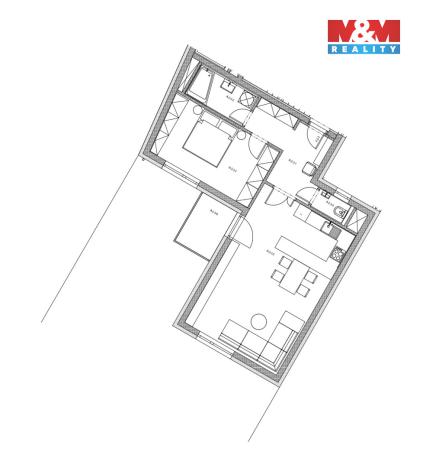 Prodej bytu 2+kk, Brno - Staré Brno, Hybešova, 68 m2