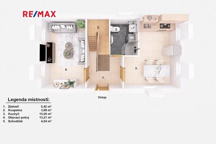 Pronájem rodinného domu, Rodvínov, 73 m2