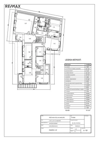 Pronájem kanceláře, Praha - Hodkovičky, Pod kopcem, 700 m2