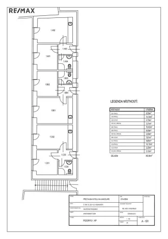 Pronájem kanceláře, Praha - Hodkovičky, Pod kopcem, 117 m2
