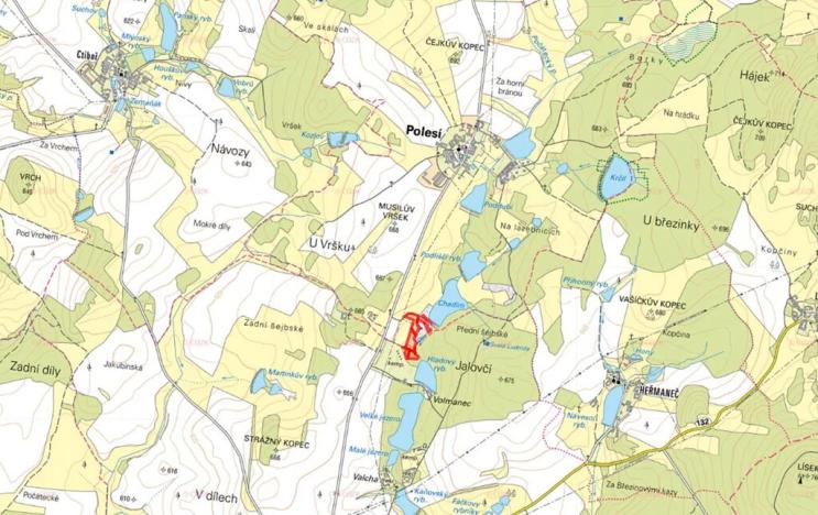 Prodej louky, Počátky, 18178 m2