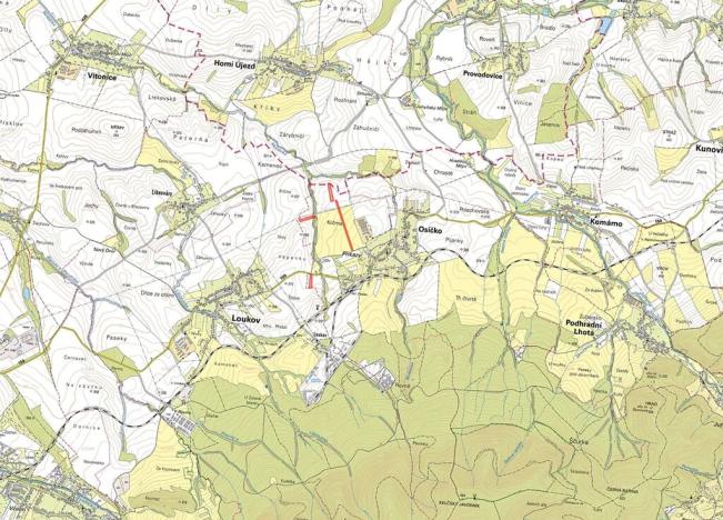 Prodej pole, Osíčko, 26533 m2