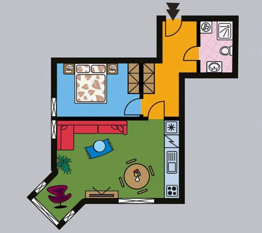 Pronájem bytu 2+kk, Brno, Kapucínské náměstí, 66 m2