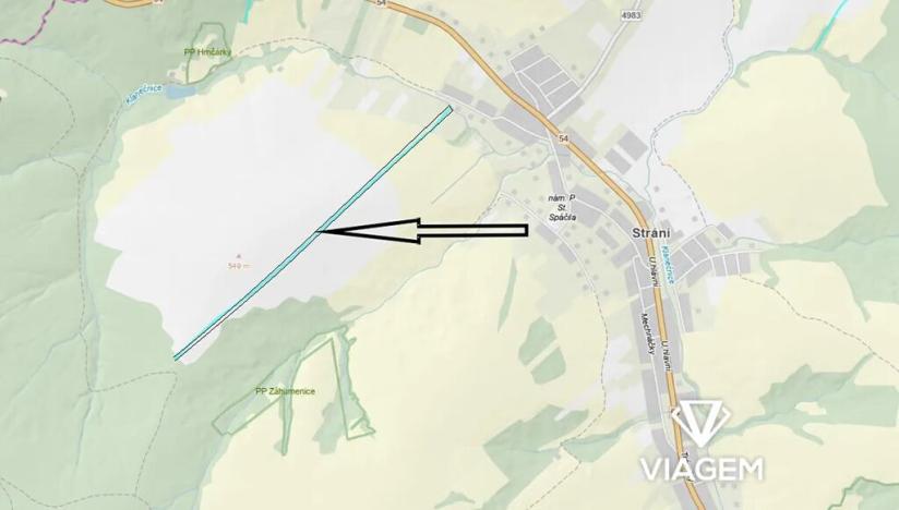 Prodej pole, Strání, 9692 m2