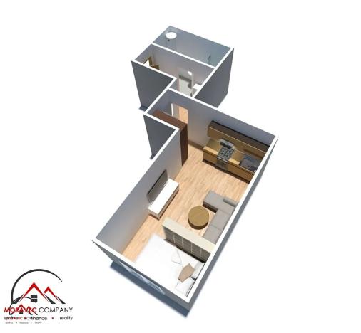 Pronájem bytu 1+kk, Ostrava, Palackého, 30 m2