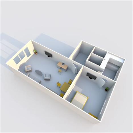 Pronájem bytu 2+1, Ostrava, Španielova, 55 m2