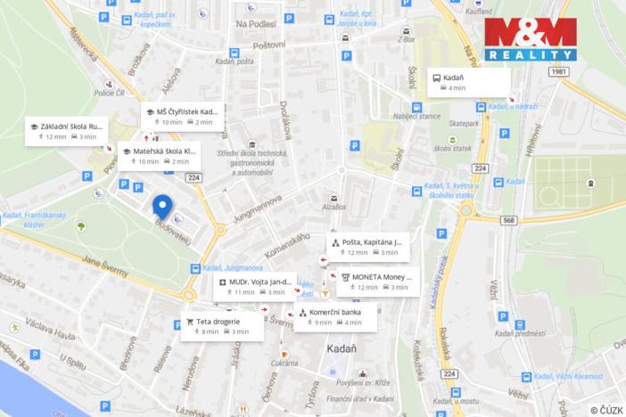 Pronájem bytu 2+1, Kadaň, Budovatelů, 53 m2