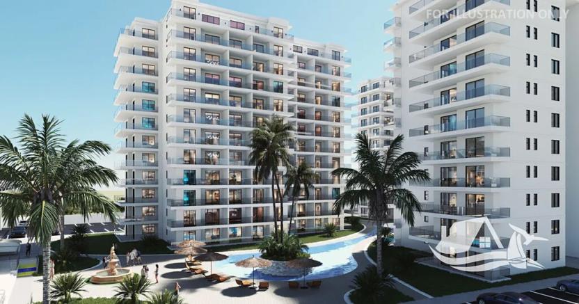 Prodej bytu 3+kk, Trikomo, Kypr, 80 m2