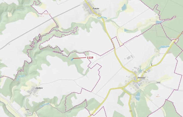 Dražba lesa, Náměšť nad Oslavou, 1976 m2