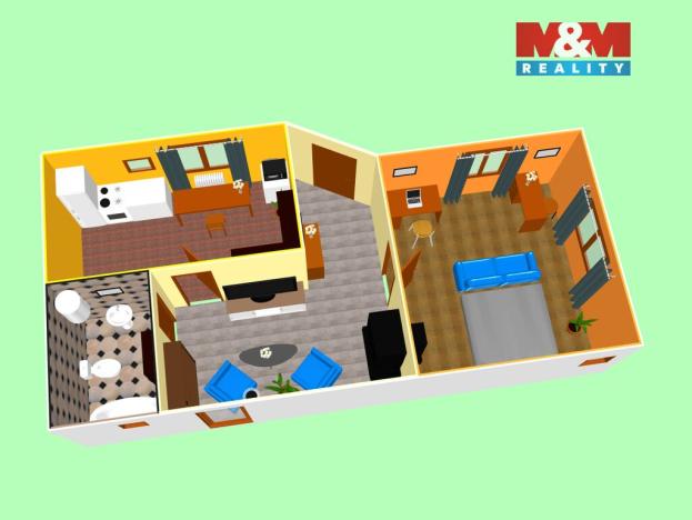 Prodej rodinného domu, Červené Pečky - Bojiště, 52 m2