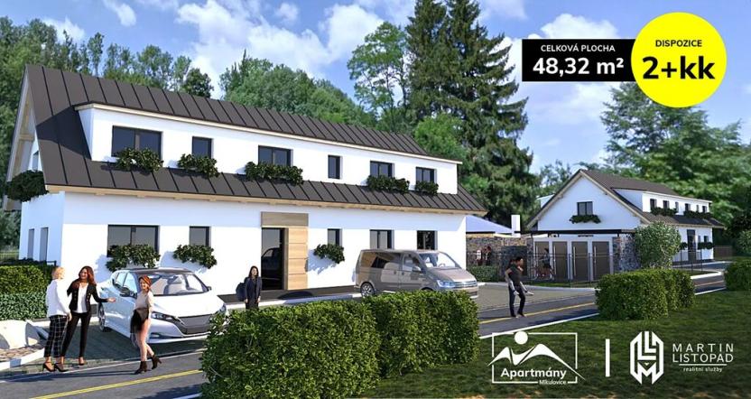 Prodej bytu 2+kk, Mikulovice, 41 m2