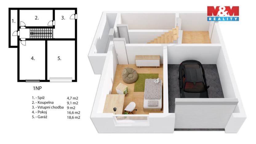 Prodej pozemku pro bydlení, Třebařov, 1414 m2