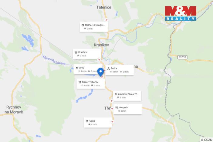 Prodej pozemku pro bydlení, Třebařov, 1414 m2