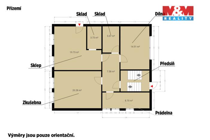 Prodej rodinného domu, Skašov, 266 m2