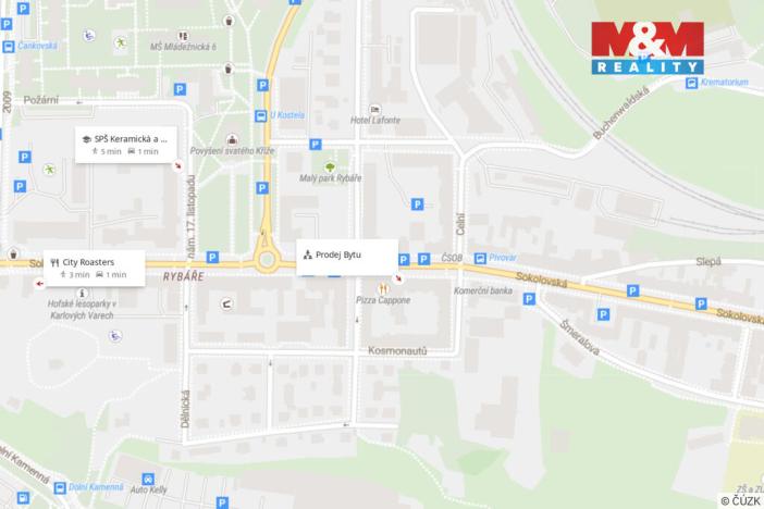 Prodej bytu 2+1, Karlovy Vary, Sokolovská, 56 m2