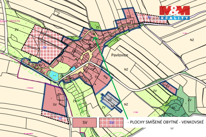 Prodej pozemku pro bydlení, Vlastějovice - Pavlovice, 961 m2