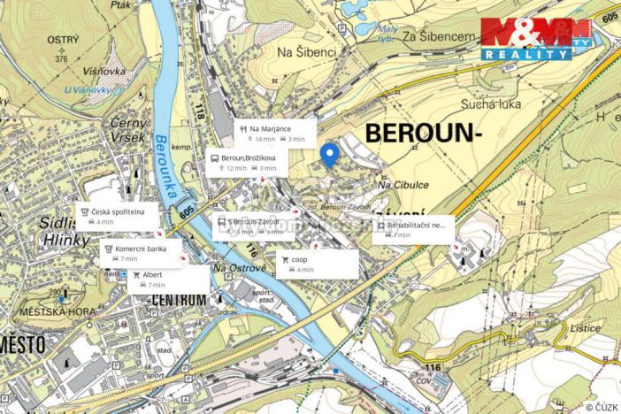 Pronájem bytu 3+1, Beroun - Beroun-Závodí, Na Cibulce, 84 m2