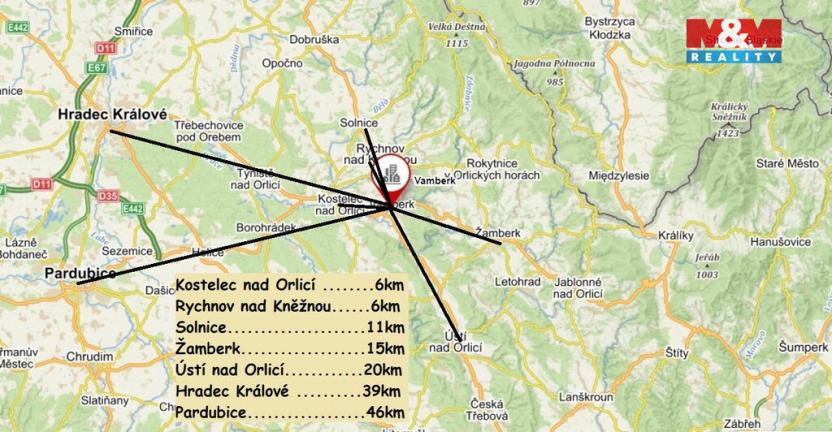 Prodej pozemku pro bydlení, Vamberk - Merklovice, 829 m2