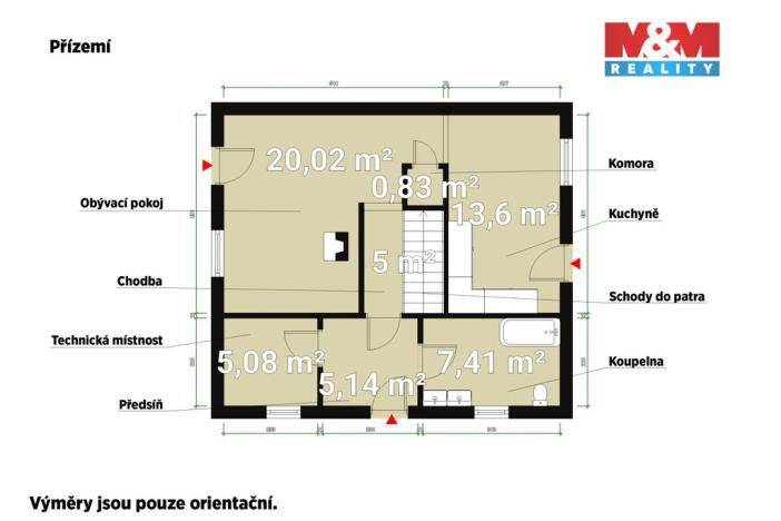 Prodej rodinného domu, Pernarec - Krukanice, 98 m2