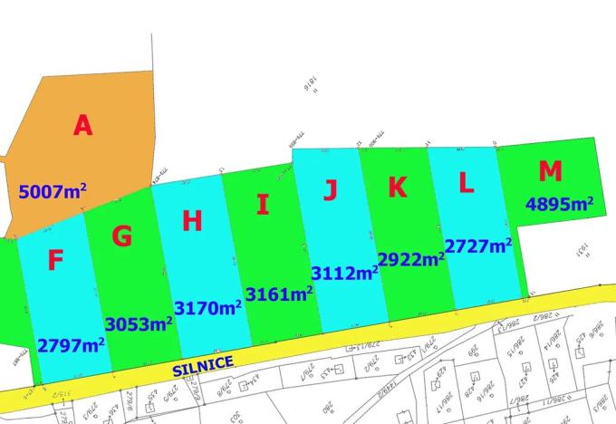 Prodej louky, Liberec, 4895 m2